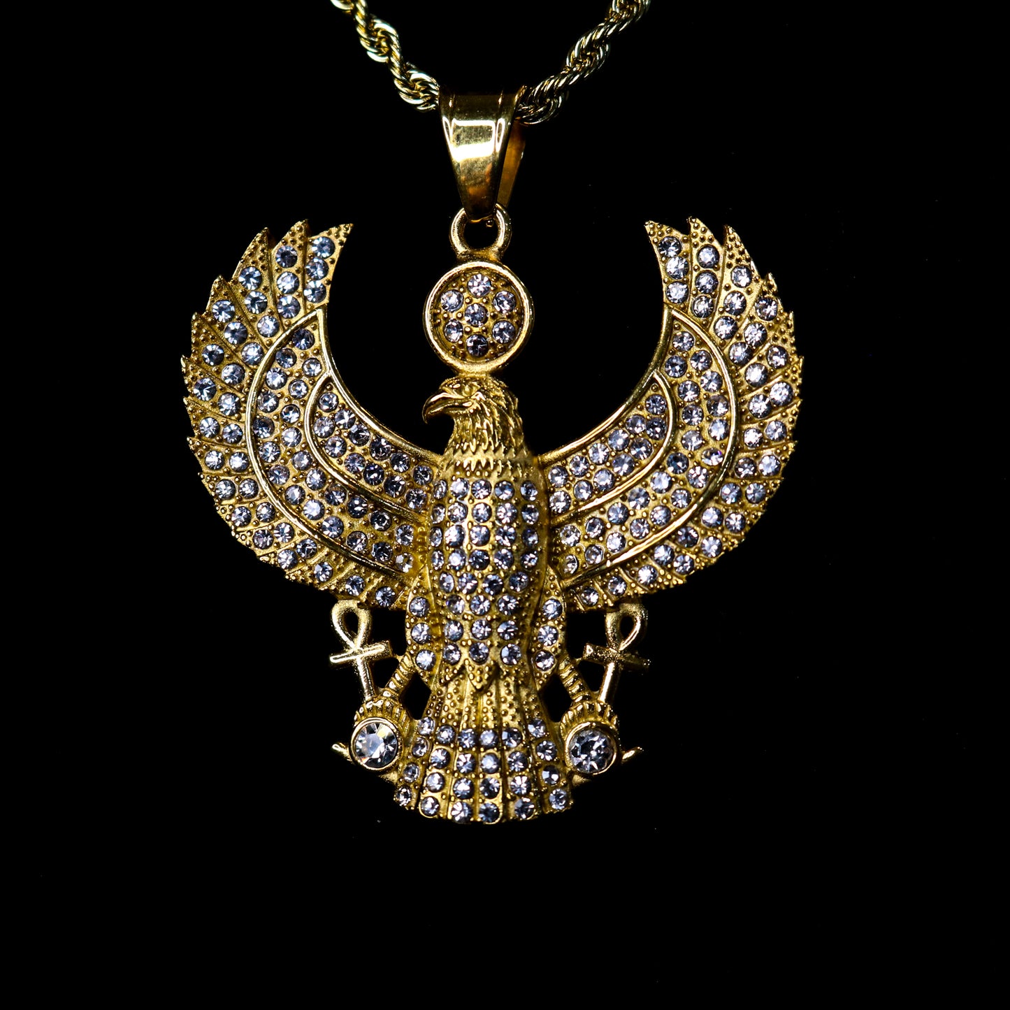 Diamond Eagle Pedant