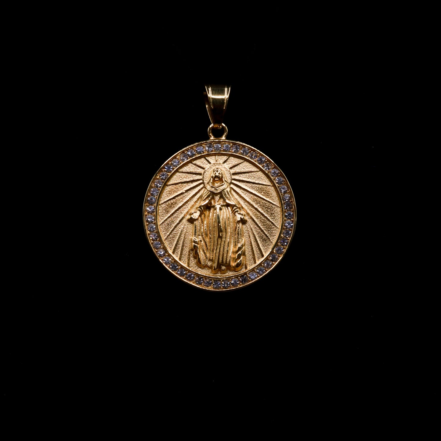 Round Jesus Pendant