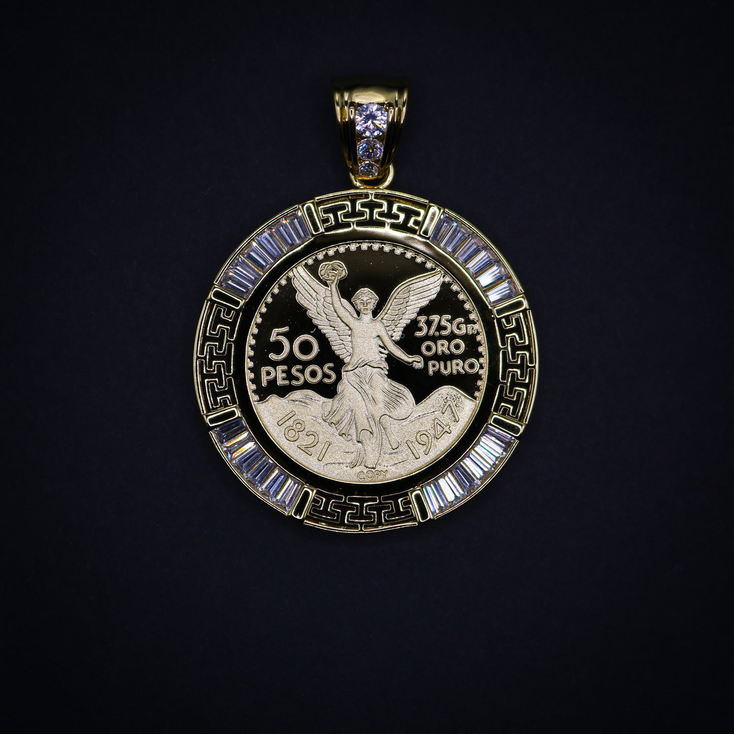 Centenario with Baguette Diamonds