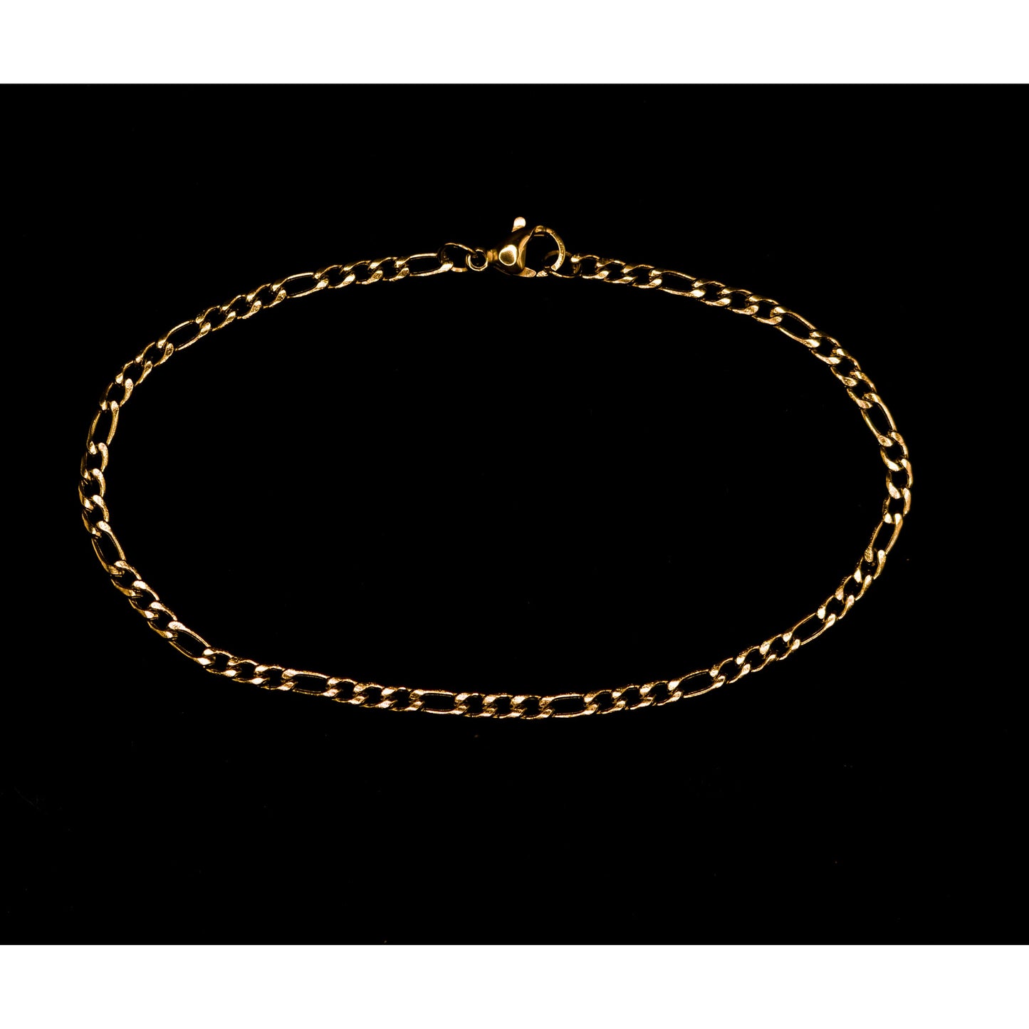 Gold Figaro Bracelet 3mm